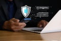 Identity verification for access to personal data, cybersecurity, secure internet access