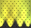 Ideogram word secret, Fantasy in yellow, texture, isolated,