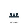 Ideology icon. Simple element