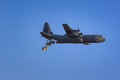 IDF cargo airplane hercules dropping supplies