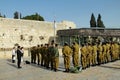 IDF soldiers at the Wailing Wall Jerusalem