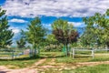 Idillic landscape in the countryside