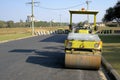 Idle road work machine in Australia