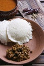 Idli Molagapodi is a breakfast dish from India