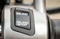 Idling Stop System Switch on a Motorcycle