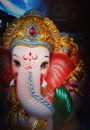 An idol of Ganpati Bappa in the shop for sell