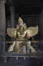 Idol of Garuda, Vishnu`s man-bird vehicle, Ranganathaswamy Temple, Srirangapatna