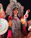 An idol of Goddess Durga