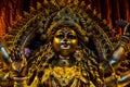 A idol of goddess Durga in the Durga puja festival Royalty Free Stock Photo