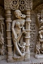 Idol of Lady at Rani ki vav Royalty Free Stock Photo