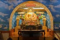 Idol of lord Buddha in monastery of Bodh gaya, bihar India.