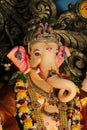 Idol of lord Ganesh at a local festival Royalty Free Stock Photo