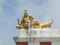 Idol of Lord Siva, one of the principal deities of Hinduism at Himavad Gopalaswamy Betta a Hindu Temple near Gundelpet, Karnataka