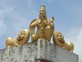 Idol of Lord Siva, one of the principal deities of Hinduism at Himavad Gopalaswamy Betta a Hindu Temple near Gundelpet, Karnataka