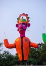 Idol of ravan during dussehra festival in India