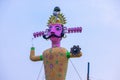 Idol of ravan during dussehra festival in India