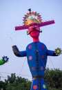 Idol of ravan during dussehra festival in India