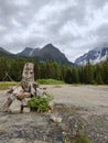 Idol. Sayan mountains. Tuva, Russia