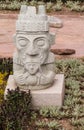 Idol statue from Tiwanaku in La Paz, Bolivia Royalty Free Stock Photo