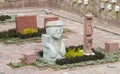 Idol statues from Tiwanaku Royalty Free Stock Photo