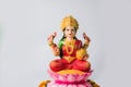 Lakshmi or laxmi puja on diwali festival Royalty Free Stock Photo