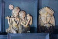 Idols being sold at handicrafts fair