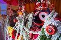 Idols of God Jagannath, Balaram and Goddess Suvadra, India