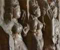 Ancient Idols of later Buddhist Era Royalty Free Stock Photo