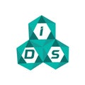 IDS creative minimalist letter logo. IDS unique vector initials alphabet letter logo design Royalty Free Stock Photo