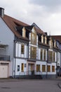 Idstein, Germany - 02 04 2023: old town street Royalty Free Stock Photo