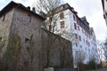 Idstein, Germany - 02 04 2023: Residenzschloss Idstein, backside Royalty Free Stock Photo