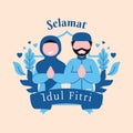 Idul Fitri celebration vector design Royalty Free Stock Photo