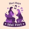 Idul Fitri celebration vector design Royalty Free Stock Photo