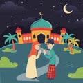 Idul Fitri Illustration Royalty Free Stock Photo