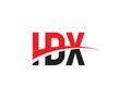 IDX Letter Initial Logo Design Vector Illustration Royalty Free Stock Photo