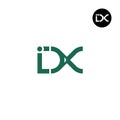 IDX Logo Letter Monogram Design Royalty Free Stock Photo