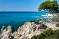 Idylic summer seascape,landscape on the mediterranean sea.