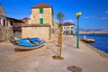 Idyllic adriatic fishermen village near Split Royalty Free Stock Photo
