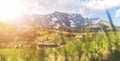 Idyllic Alpine Mountain Range: HochkÃÆÃÂ¶nig mountain in Salzburg, Austria