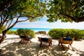 Idyllic beach in Africa Royalty Free Stock Photo
