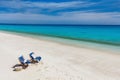 Idyllic beach in Africa Royalty Free Stock Photo