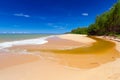 Idyllic beach at Andaman Sea on Koh Kho Khao island