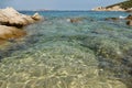 Idyllic beach in The Baja Sardinia, Sardinia Island, Italy