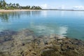 Idyllic beach with crystal clear water in Taipus de Fora, Marau, Brazil Royalty Free Stock Photo