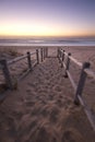 Idyllic beach sunrise Royalty Free Stock Photo