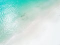 Idyllic beach white sands background abstract Royalty Free Stock Photo