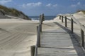 Idyllic Beech pass coverd with beach sand