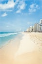 Idyllic Caribbean beach. Cancun, Mexico.