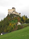 Idyllic Castle Tarasp Royalty Free Stock Photo