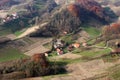 Idyllic countryside, Hills and meadows in Zagorje Region, Croatia